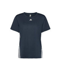 3-Stripes T-Shirt T-shirts & Tops Short-sleeved Sininen Adidas Performance, adidas Performance