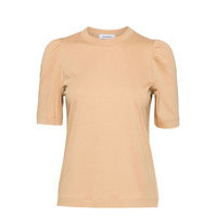 Rodebjer Dory T-shirts & Tops Short-sleeved Beige RODEBJER