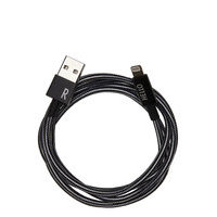 Charger Cable Iph A-Z Matkapuhelintarvikkeet/covers Chargers & Cables Musta Design Letters