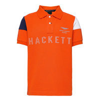 Amr Panel Slv Y T-shirts Polo Shirts Oranssi Hackett London