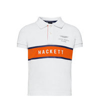 Amr Chest Panel B T-shirts Polo Shirts Valkoinen Hackett London