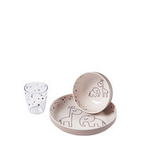 Yummy Mini Dinner Set Dreamy Dots Home Meal Time Dinner Sets Punainen D By Deer, Done by Deer