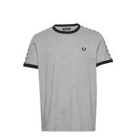 Taped Ringer T-Shirt T-shirts Short-sleeved Harmaa Fred Perry