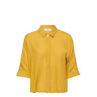 Sam-H Blouses Short-sleeved Keltainen Mango