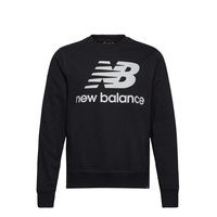 Nb Essentials Stacked Logo Crew Svetari Collegepaita Musta New Balance