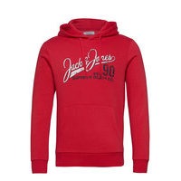 Jjelogo Sweat Hood 2 Col 20/21 Huppari Punainen Jack & J S, Jack & Jones