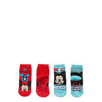 Pack 2 Socks Socks & Tights Non-slip Socks Monivärinen/Kuvioitu Disney