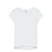 Relaxed V-Neck T-Shirt T-shirts & Tops Short-sleeved Valkoinen GAP