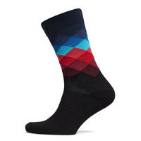 Faded Diamond Sock 1-Pack Underwear Socks Regular Socks Monivärinen/Kuvioitu Happy Socks