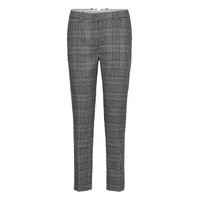 D1. Checked Classic Tapered Pant Suoralahkeiset Housut Sininen GANT