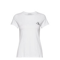 2 Pack Slim T-Shirt T-shirts & Tops Short-sleeved Valkoinen Calvin Klein Jeans