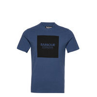 B.Intl Block Tee T-shirts Short-sleeved Sininen Barbour