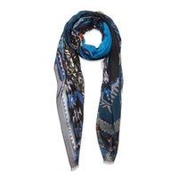 Maxy Patchwork Accessories Scarves Lightweight Scarves Sininen Zadig & Voltaire