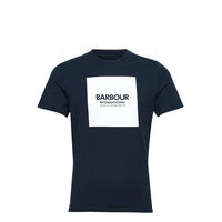 B.Intl Block Tee T-shirts Short-sleeved Sininen Barbour