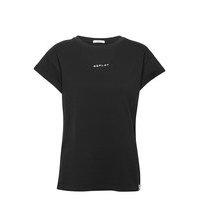 T-Shirt Essential T-shirts & Tops Short-sleeved Musta Replay