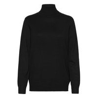 J2046, Milasz Rollneck Pullover Kilpikonnakaulus Poolopaita Musta Saint Tropez