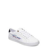 Th Signature Cupsole Sneaker Matalavartiset Sneakerit Tennarit Valkoinen Tommy Hilfiger