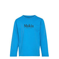 Strait Long Sleeve T-shirts Long-sleeved T-shirts Sininen Makia