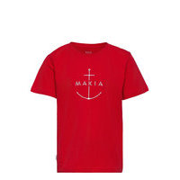 Ankra T-Shirt T-shirts Short-sleeved Punainen Makia