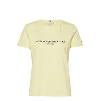 Th Ess Hilfiger C-Nk Reg Tee Ss T-shirts & Tops Short-sleeved Kermanvärinen Tommy Hilfiger