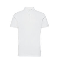 City Pique Polo Polos Short-sleeved Valkoinen Superdry