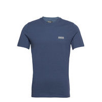 B.Intl Small Logo Tee T-shirts Short-sleeved Sininen Barbour