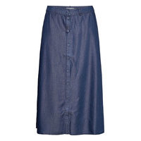 Skirt-Light Woven Polvipituinen Hame Sininen Brandtex