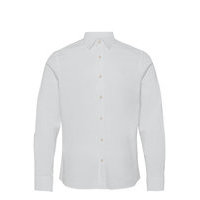 Stretch Oxford Slim Shirt Paita Rento Casual Valkoinen J. Lindeberg
