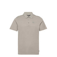 Miles Jersey Polo Shirt Polos Short-sleeved Harmaa J. Lindeberg