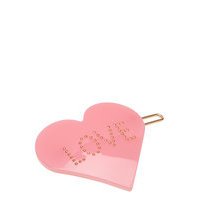 Iconic Hair Clip Heart Accessories Hair Accessories Hair Pins Vaaleanpunainen Design Letters