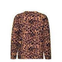 Basic Leopard Grandpa T-shirts Long-sleeved T-shirts Beige Mini Rodini