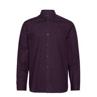 Gingham L/S Shirt Paita Rento Casual Punainen Fred Perry