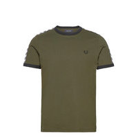 Taped Ringer T-Shirt T-shirts Short-sleeved Vihreä Fred Perry