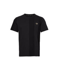 Tonal Stripe T-Shirt T-shirts Short-sleeved Musta Fred Perry