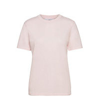 Slfmy Perfect Ss Tee Box Cut Color T-shirts & Tops Short-sleeved Vaaleanpunainen Selected Femme