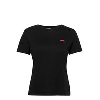 Slim Tee T-shirts & Tops Short-sleeved Musta Wrangler