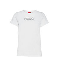 The Slim Tee 6 T-shirts & Tops Short-sleeved Valkoinen HUGO