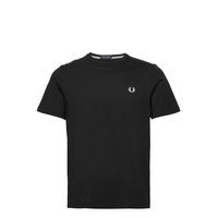 Crew Neck T-Shirt T-shirts Short-sleeved Musta Fred Perry
