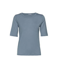 Elena Tencel Tee T-shirts & Tops Short-sleeved Sininen Filippa K