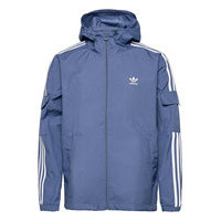 Adicolor Classics 3-Stripes Full-Zip Windbreaker Ohut Takki Sininen Adidas Originals, adidas Originals