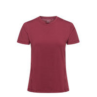 Adv Essence Ss Tee W T-shirts & Tops Short-sleeved Punainen Craft