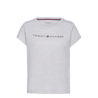 Rn Tee Ss Logo T-shirts & Tops Short-sleeved Harmaa Tommy Hilfiger