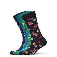 4-Pack Fruit Socks Gift Set Underwear Socks Regular Socks Monivärinen/Kuvioitu Happy Socks