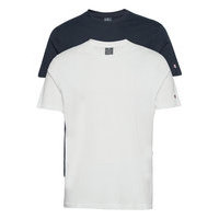 2pack Crew-Neck T-shirts Short-sleeved Valkoinen Champion