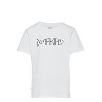 Fisk T-Shirt T-shirts Short-sleeved Valkoinen Makia