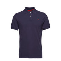 Slim Fit Logo Polos Short-sleeved Sininen Hackett London