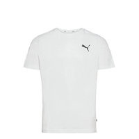 Ess Small Logo Tee T-shirts Short-sleeved Valkoinen PUMA