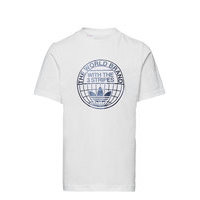 Graphic Print T-Shirt T-shirts Short-sleeved Valkoinen Adidas Originals, adidas Originals