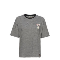 Military Narrative Boxy Tee T-shirts & Tops Short-sleeved Harmaa Superdry