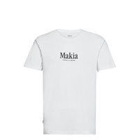 Strait T-Shirt T-shirts Short-sleeved Valkoinen Makia